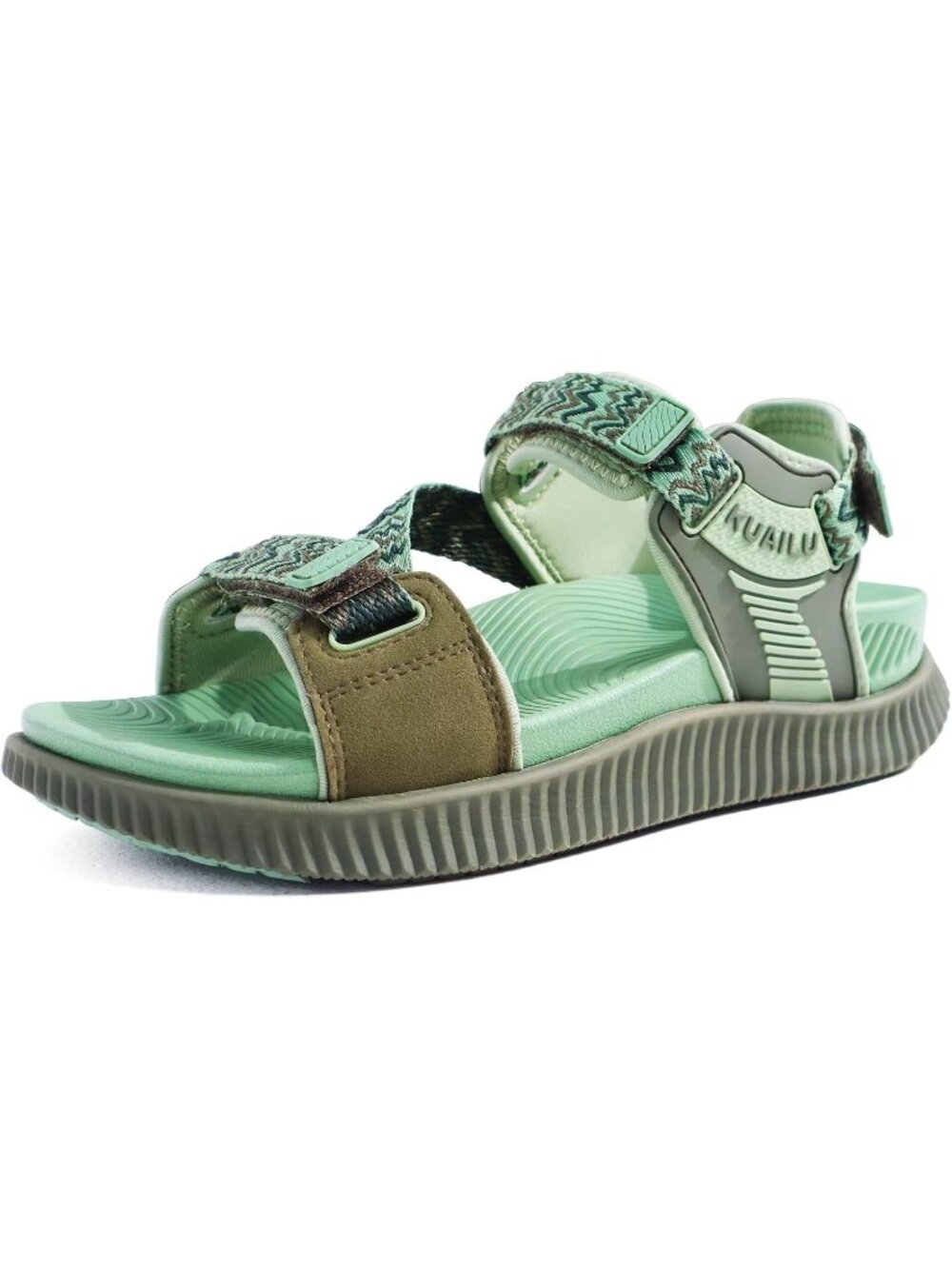 🆕Women's Green Orthopedic Walking Sandals with Arch Support Recovery Cushion